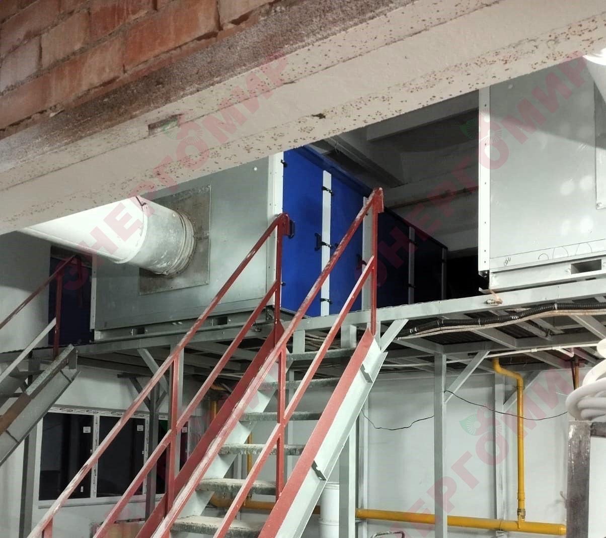 Теплогенератор ВТР-300, установленный на объекте Теплогенератор ВТР-300, установленный на объекте