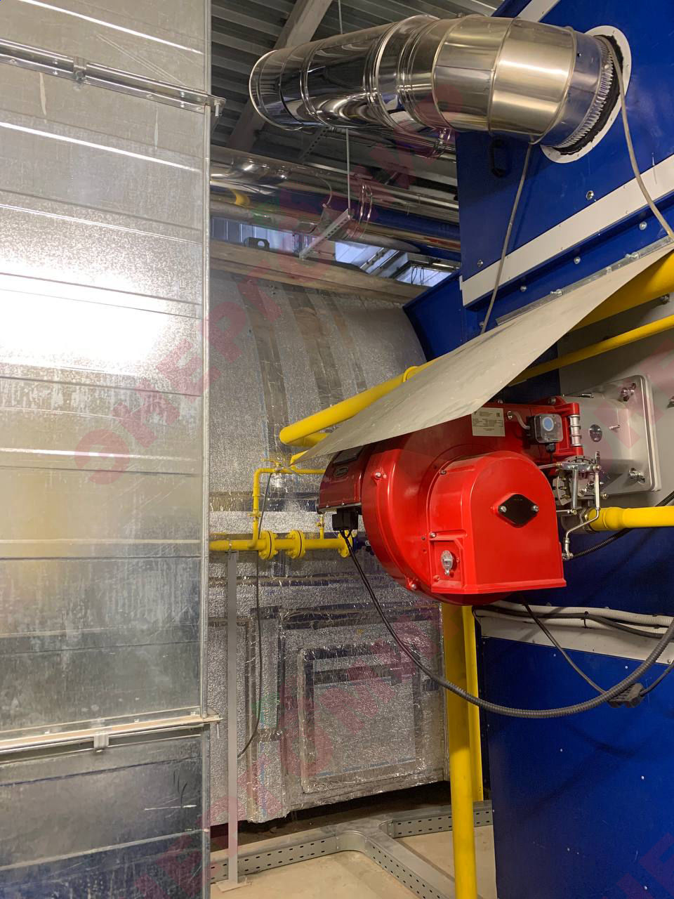 Теплогенератор внутреннего исполнения ВТР-600 с горелкой