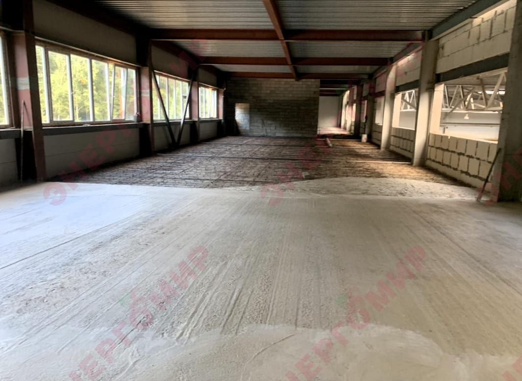 Помещение АБК на стадии ремонта Помещение АБК на стадии ремонта