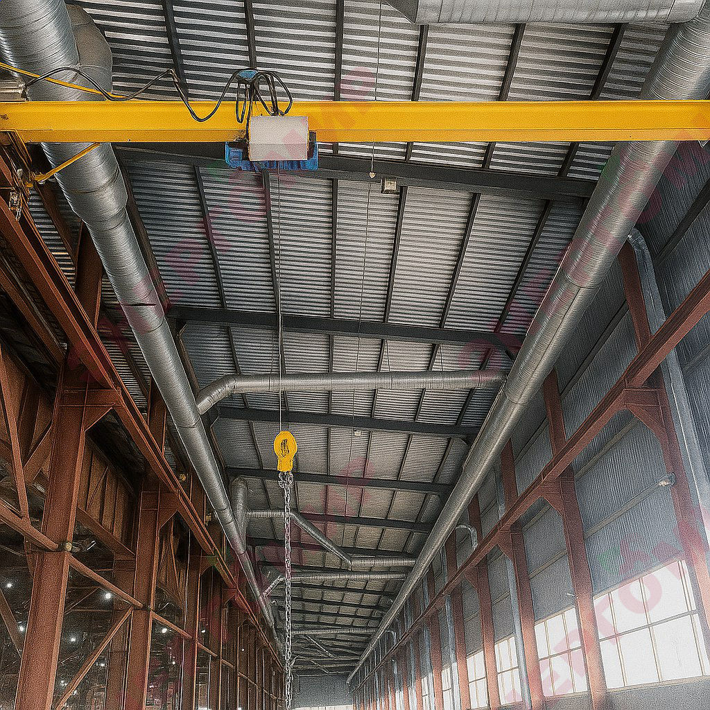 Воздуховоды системы отопления и вентиляции, смонтированные в цехе Воздуховоды системы отопления и вентиляции, смонтированные в цехе