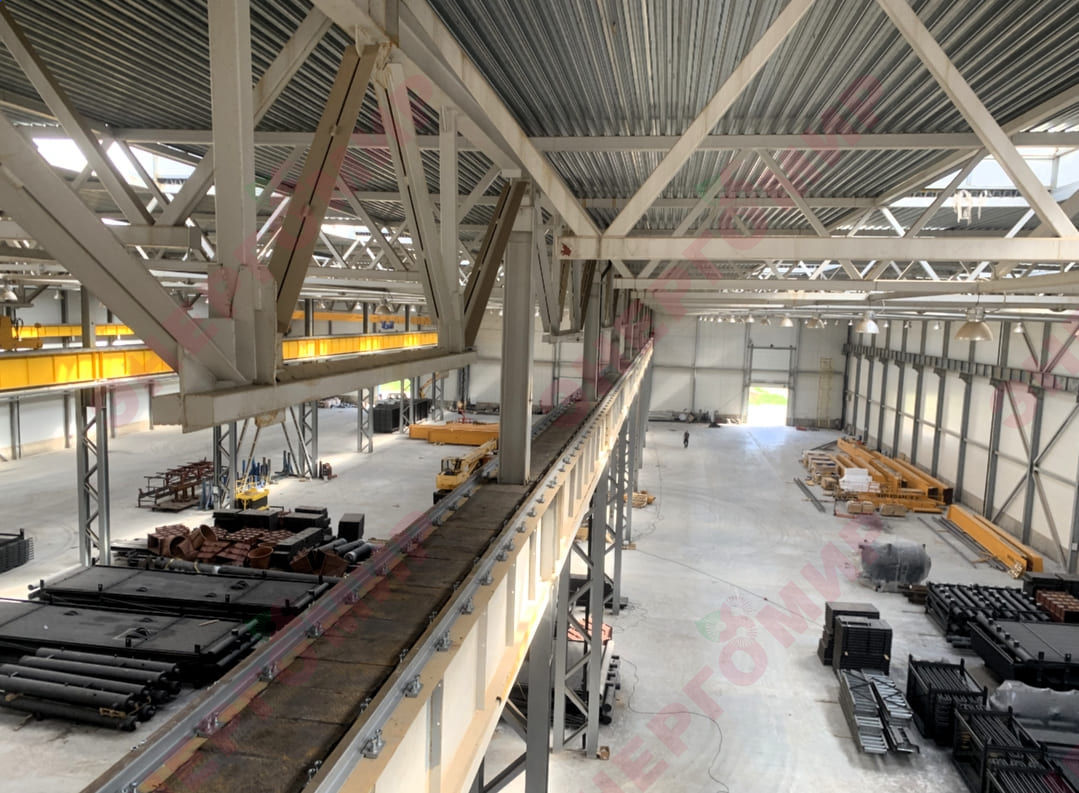 Помещение цеха металлоконструкций Помещение цеха металлоконструкций