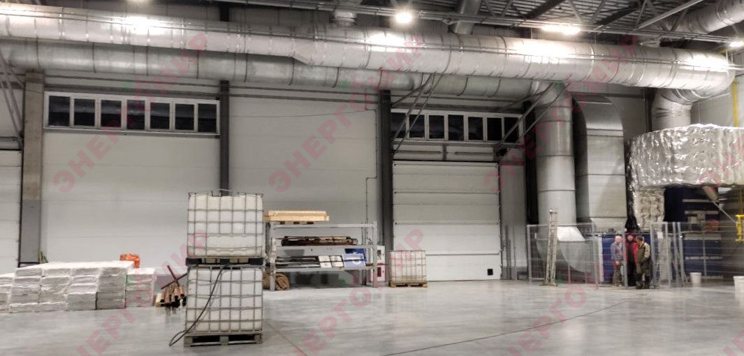 Складское помещение: воздуховоды